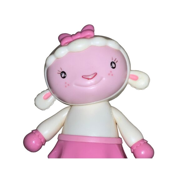 Disney Doc McStuffins Lambie 7 Inch Plastic Poseable Lamb Toy Figure - Picture 3 of 16